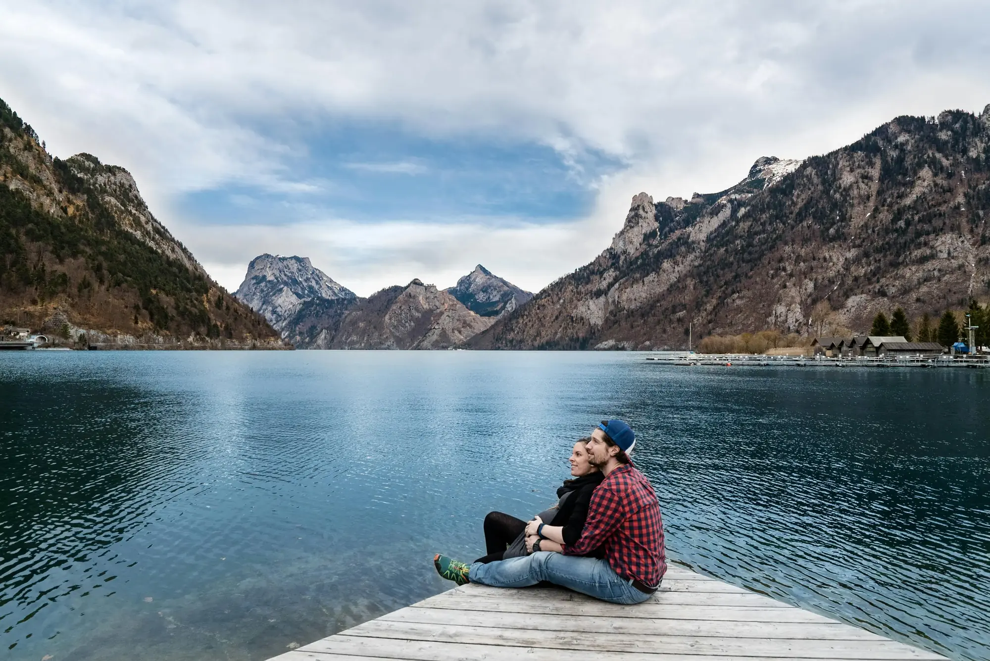 Couple traveling